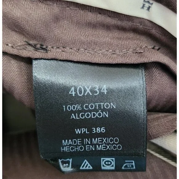 NEW Haggar Work To Weekend Classic Fit No Iron Khaki Dress Pants Size 40 x 34 - Picture 3 of 16